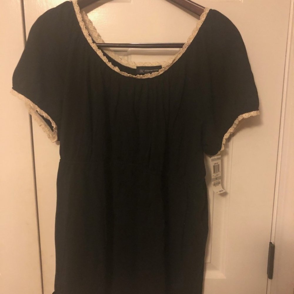 Vintage INC Black Baby doll Shirt